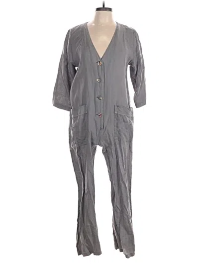 Pre-owned Zara Jumpsuit In Gray