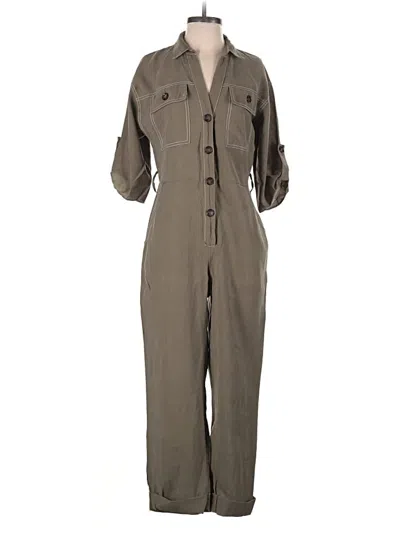 Pre-owned Zara Jumpsuit In Gray