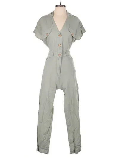 Pre-owned Zara Jumpsuit In Green