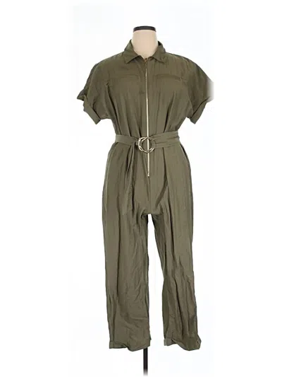 Pre-owned Zara Jumpsuit In Green