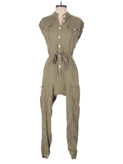 Pre-owned Zara Jumpsuit In Green