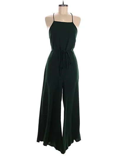 Pre-owned Zara Jumpsuit In Green