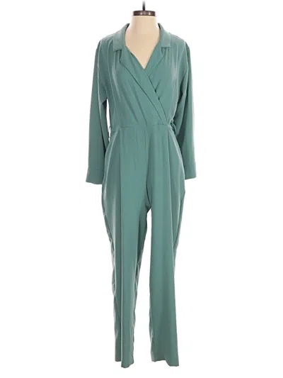Pre-owned Zara Jumpsuit In Green
