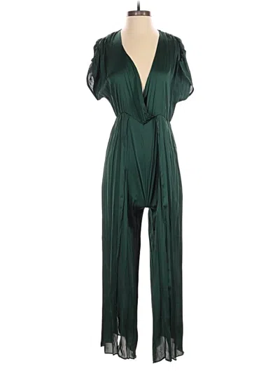 Pre-owned Zara Jumpsuit In Green