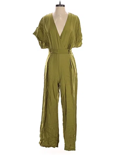 Pre-owned Zara Jumpsuit In Green
