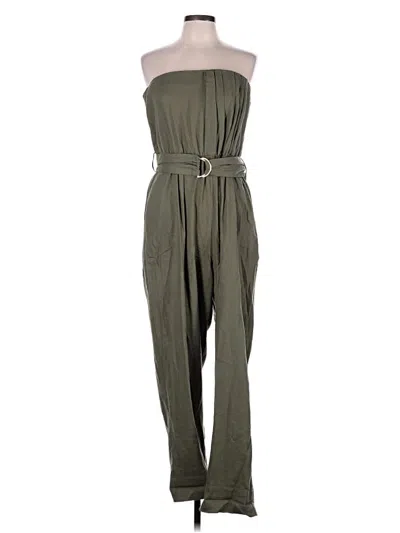 Pre-owned Zara Jumpsuit In Green