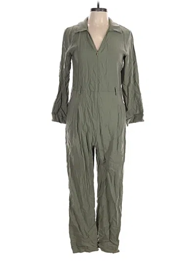 Pre-owned Zara Jumpsuit In Green