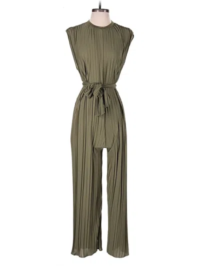 Pre-owned Zara Jumpsuit In Green