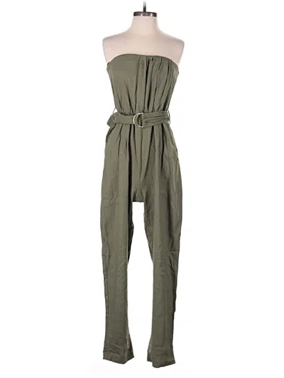 Pre-owned Zara Jumpsuit In Green