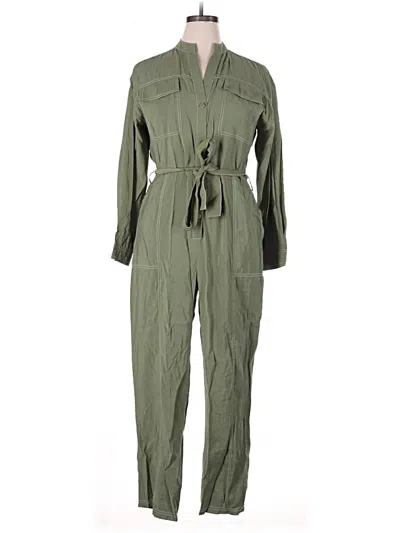 Pre-owned Zara Jumpsuit In Green