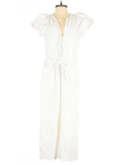 Pre-owned Zara Jumpsuit In Ivory