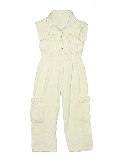 Pre-owned Zara Kids' Jumpsuit In Ivory