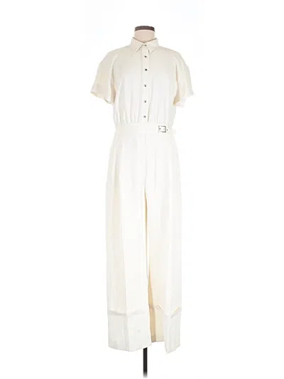 Pre-owned Zara Jumpsuit In Ivory