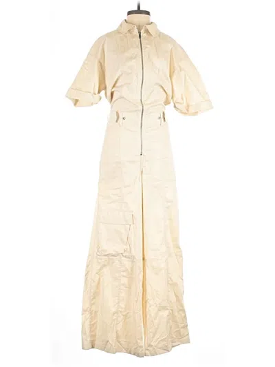 Pre-owned Zara Jumpsuit In Ivory