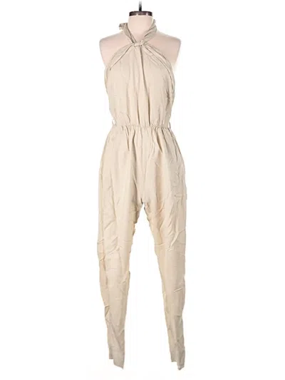 Pre-owned Zara Jumpsuit In Ivory