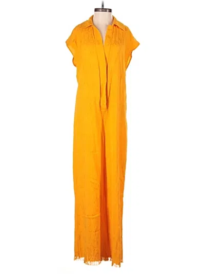 Pre-owned Zara Jumpsuit In Orange