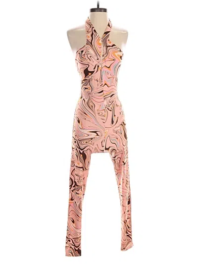 Pre-owned Zara Jumpsuit In Pink