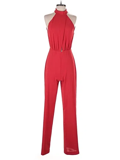 Pre-owned Zara Jumpsuit In Red