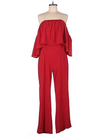 Pre-owned Zara Jumpsuit In Red