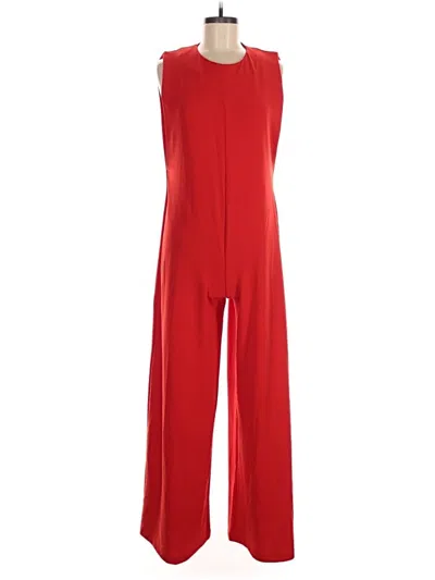 Pre-owned Zara Jumpsuit In Red