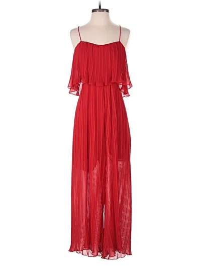 Pre-owned Zara Jumpsuit In Red