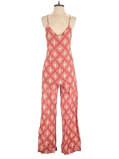 Pre-owned Zara Jumpsuit In Red