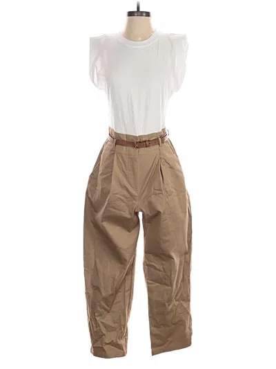 Pre-owned Zara Jumpsuit In Tan