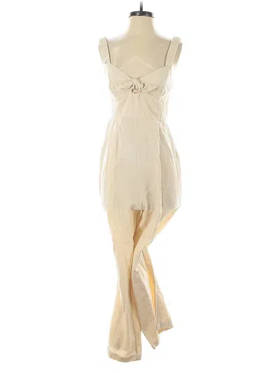 Pre-owned Zara Jumpsuit In White