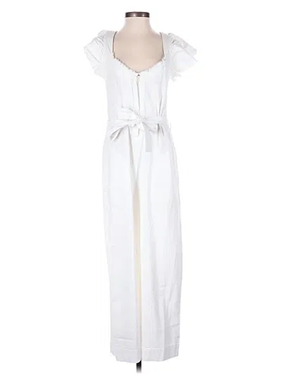 Pre-owned Zara Jumpsuit In White