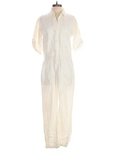 Pre-owned Zara Jumpsuit In White