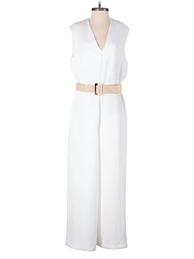 Pre-owned Zara Jumpsuit In White