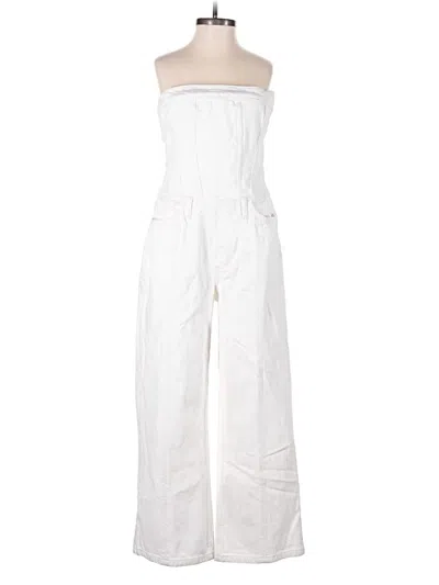 Pre-owned Zara Jumpsuit In White