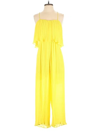 Pre-owned Zara Jumpsuit In Yellow