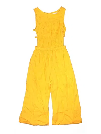 Pre-owned Zara Kids' Jumpsuit In Yellow