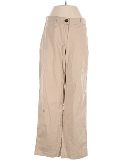 Pre-owned Zara Khaki Pant In Brown