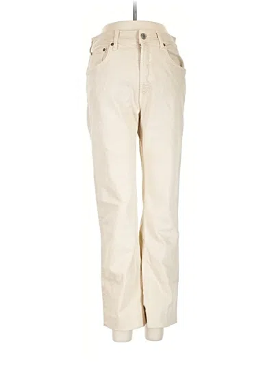 Pre-owned Zara Khaki Pant In Brown