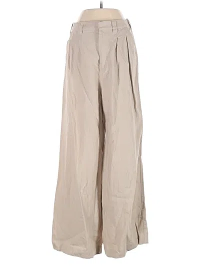 Pre-owned Zara Khaki Pant In Brown