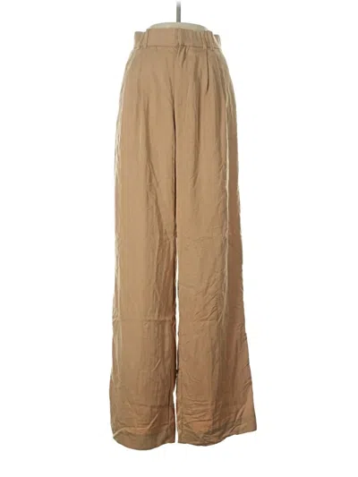 Pre-owned Zara Khaki Pant In Brown