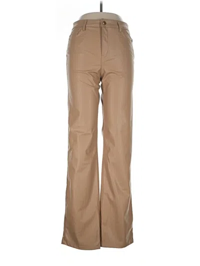 Pre-owned Zara Khaki Pant In Brown