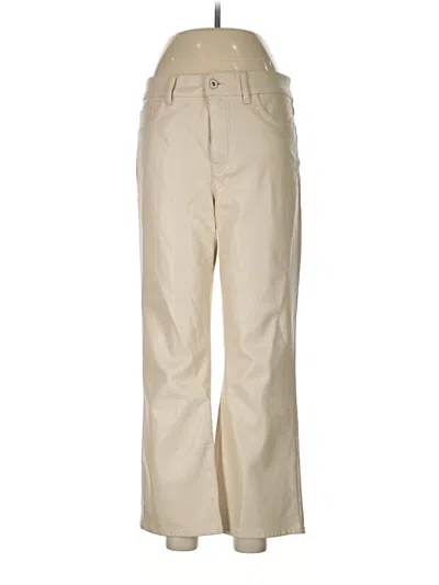 Pre-owned Zara Khaki Pant In Brown