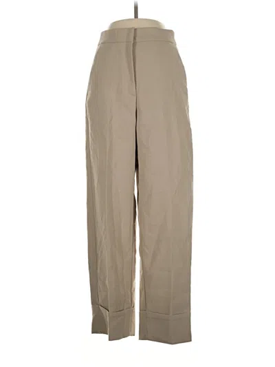 Pre-owned Zara Khaki Pant In Brown