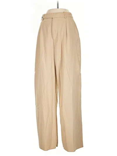 Pre-owned Zara Khaki Pant In Brown