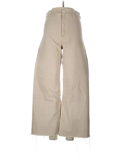 Pre-owned Zara Khaki Pant In Brown