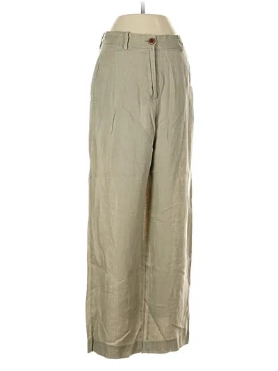 Pre-owned Zara Khaki Pant In Green