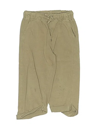 Pre-owned Zara Kids' Khaki Pant In Green