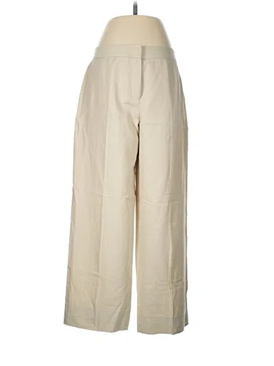 Pre-owned Zara Khaki Pant In Ivory