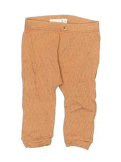 Pre-owned Zara Babies' Khaki Pant In Orange