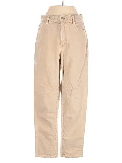 Pre-owned Zara Khaki Pant In Tan