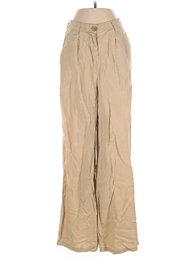 Pre-owned Zara Khaki Pant In Tan