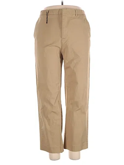 Pre-owned Zara Khaki Pant In Tan